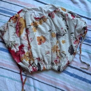 Floral Crop Top - Multicolor